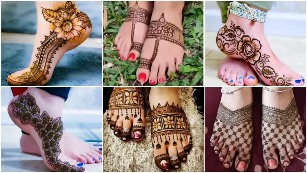 latest feet mehndi designs