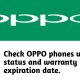 oppo warranty check