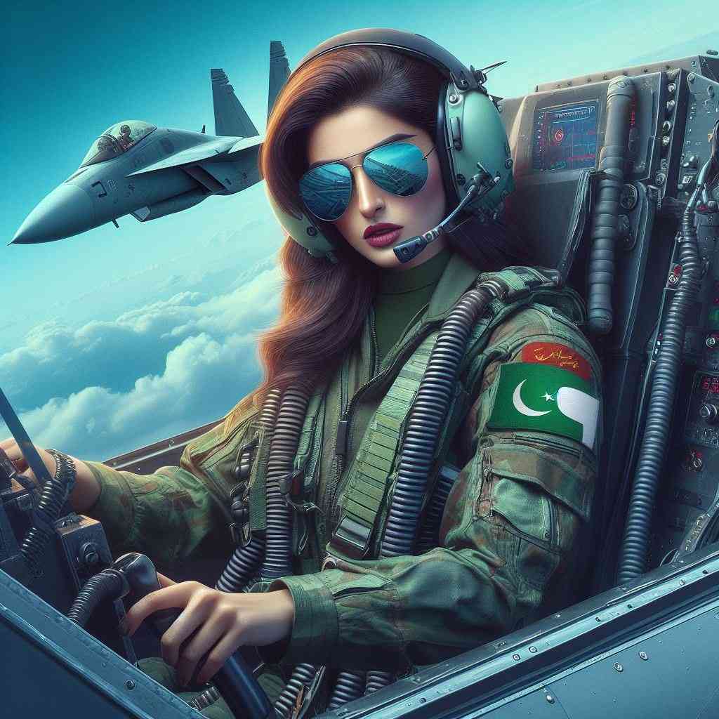 Pakistani female pilot